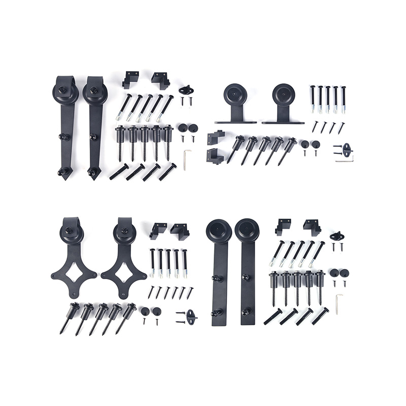 Metallisk glidende stalddør hardware
